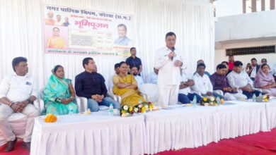 बंगाली चाल में वर्षो से व्याप्त पानी की किल्लत होगी दूर, वार्ड क्र. 15 एवं 09 में पेयजल व्यवस्था होगी सुदृढ़: उद्योग मंत्री लखनलाल देवांगन….