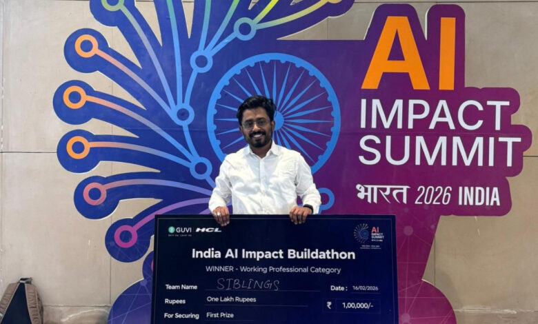 AI की दुनिया में राष्ट्रीय मंच पर लहराया छत्तीसगढ़ का परचम : इंडिया AI इंपैक्ट बिल्डथॉन में रायपुर के अनुराग मानिक और आस्था मानिक ने हासिल किया प्रथम स्थान, मुख्यमंत्री साय ने दी शुभकामनाएं….. AI की दुनिया में राष्ट्रीय मंच पर लहराया छत्तीसगढ़ का परचम : इंडिया AI इंपैक्ट बिल्डथॉन में रायपुर के अनुराग मानिक और आस्था मानिक ने हासिल किया प्रथम स्थान, मुख्यमंत्री साय ने दी शुभकामनाएं…..