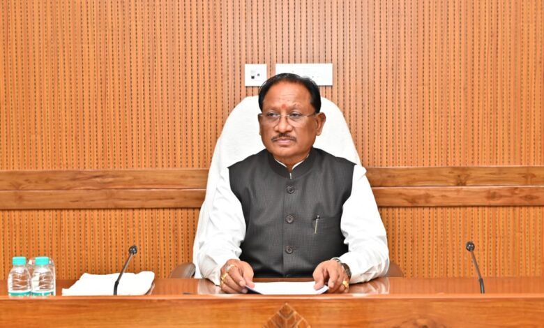 मुख्यमंत्री विष्णु देव साय की अध्यक्षता में आज यहाँ विधानसभा परिसर स्थित सभाकक्ष में मंत्री परिषद की बैठक…. मुख्यमंत्री विष्णु देव साय की अध्यक्षता में आज यहाँ विधानसभा परिसर स्थित सभाकक्ष में मंत्री परिषद की बैठक….