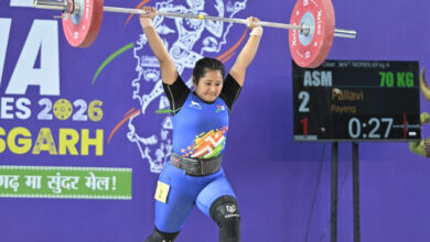 चार साल की बेटी को घर पर छोड़, असम की भारोत्तोलक पल्लवी ने जीता खेलो इंडिया ट्राइबल गेम्स में पदक….