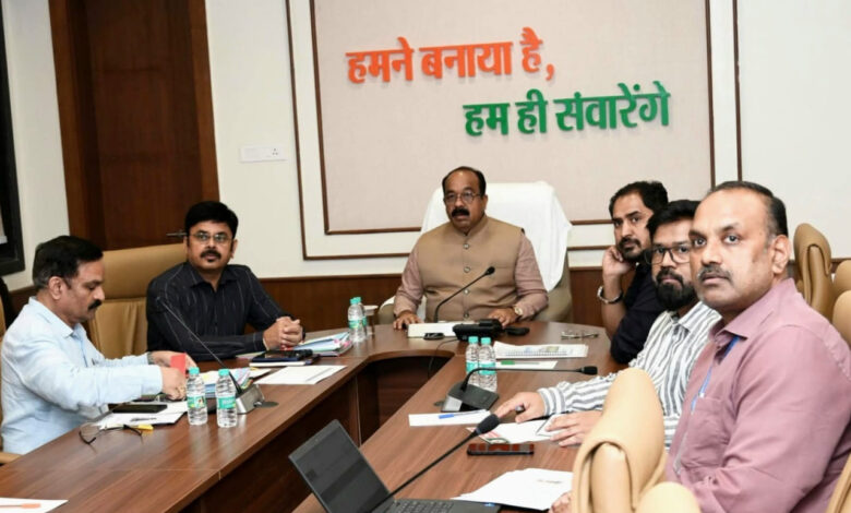 केन्द्रीय जल शक्ति मंत्रालय की वीसी में शामिल हुए उप मुख्यमंत्री अरूण साव…. केन्द्रीय जल शक्ति मंत्रालय की वीसी में शामिल हुए उप मुख्यमंत्री अरूण साव….