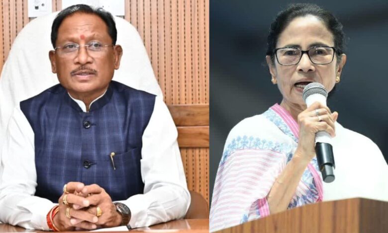 राष्ट्रपति द्रौपदी मुर्मु के अपमान पर मुख्यमंत्री विष्णु देव साय ने लिखा ममता बनर्जी को कड़ा पत्र…. राष्ट्रपति द्रौपदी मुर्मु के अपमान पर मुख्यमंत्री विष्णु देव साय ने लिखा ममता बनर्जी को कड़ा पत्र….