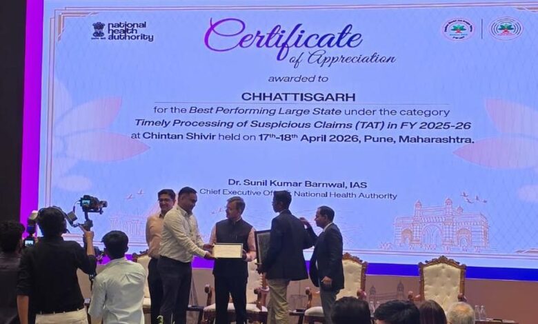 यह सम्मान निरंतर सुधार की दिशा में किए जा रहे प्रयासों का परिणाम: स्वास्थ्य मंत्री श्याम बिहारी जायसवाल…