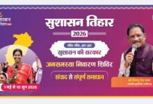 सुशासन तिहार 2026: 07 मई को नन्हेसर, सिमड़ा और बनगांव में लगेंगे शिविर, 43 गांवों के ग्रामीणों को मिलेगा समस्याओं के त्वरित समाधान का लाभ….