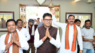 रायगढ़ के राधा कृष्ण मंदिर में वित्त मंत्री ओपी चौधरी एवं स्वास्थ्य मंत्री श्याम बिहारी जायसवाल ने की पूजा-अर्चना….