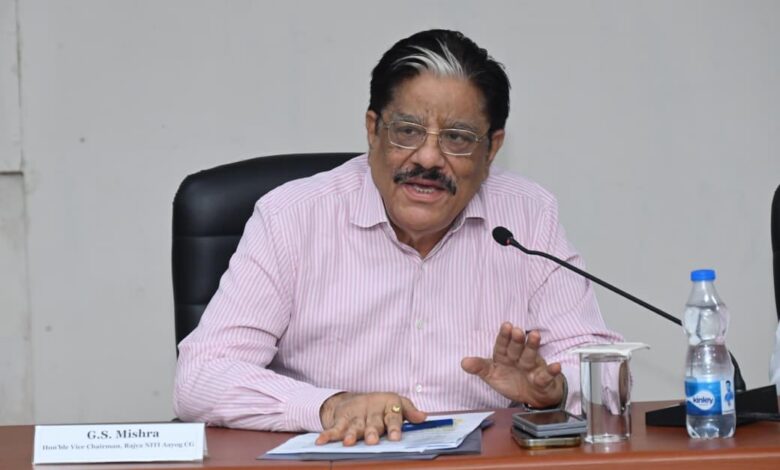 छत्तीसगढ़ को 2047 तक विकसित राज्यों की अग्रिम पंक्ति में लाना हमारा लक्ष्य : राज्य नीति आयोग के उपाध्यक्ष गणेश शंकर मिश्रा…. छत्तीसगढ़ को 2047 तक विकसित राज्यों की अग्रिम पंक्ति में लाना हमारा लक्ष्य : राज्य नीति आयोग के उपाध्यक्ष गणेश शंकर मिश्रा….