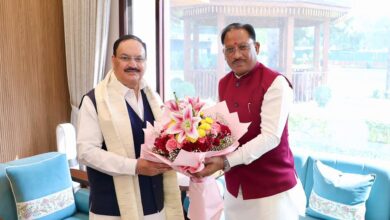 केंद्रीय स्वास्थ्य मंत्री जेपी नड्डा से मिले मुख्यमंत्री विष्णुदेव साय, स्वास्थ्य सेवाओं और किसानों के लिए खाद-बीज उपलब्धता पर हुई विस्तृत चर्चा….
