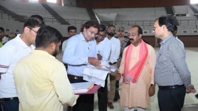बहतराई खेल प्रशिक्षण केन्द्र में निर्माण और मरम्मत के कार्यों में देरी पर भड़के उप मुख्यमंत्री अरुण साव…. बहतराई खेल प्रशिक्षण केन्द्र में निर्माण और मरम्मत के कार्यों में देरी पर भड़के उप मुख्यमंत्री अरुण साव….