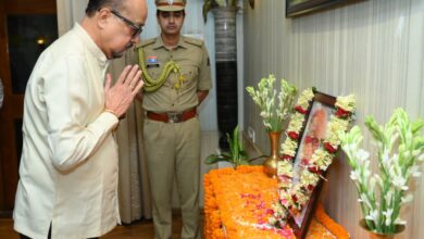 डॉ श्यामा प्रसाद मुखर्जी की पुण्यतिथि पर राज्यपाल ने दी श्रद्धांजलि…. डॉ श्यामा प्रसाद मुखर्जी की पुण्यतिथि पर राज्यपाल ने दी श्रद्धांजलि….